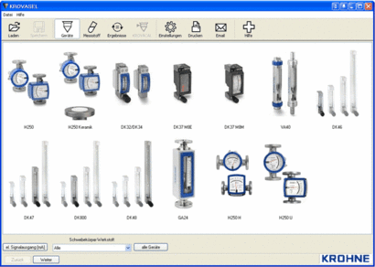 Selection and Calculation tool KROVASYS 4